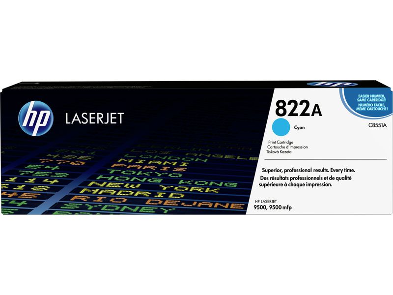HP 822A (C8551A) - Cyan - Toner