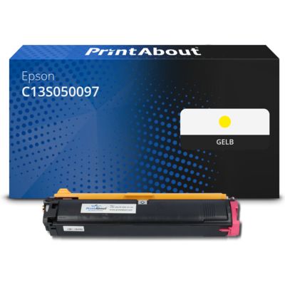 Toner kompatibel mit Epson C13S050097 - Gelb