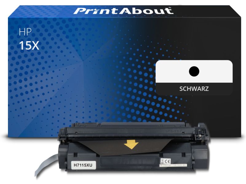 PrintAbout Toner 15X (C7115X) Schwarz für HP