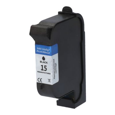 Druckerpatrone kompatibel mit HP 15 (C6615DE) - Schwarz