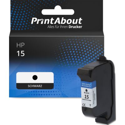Druckerpatrone kompatibel mit HP 15 (C6615DE) - Schwarz