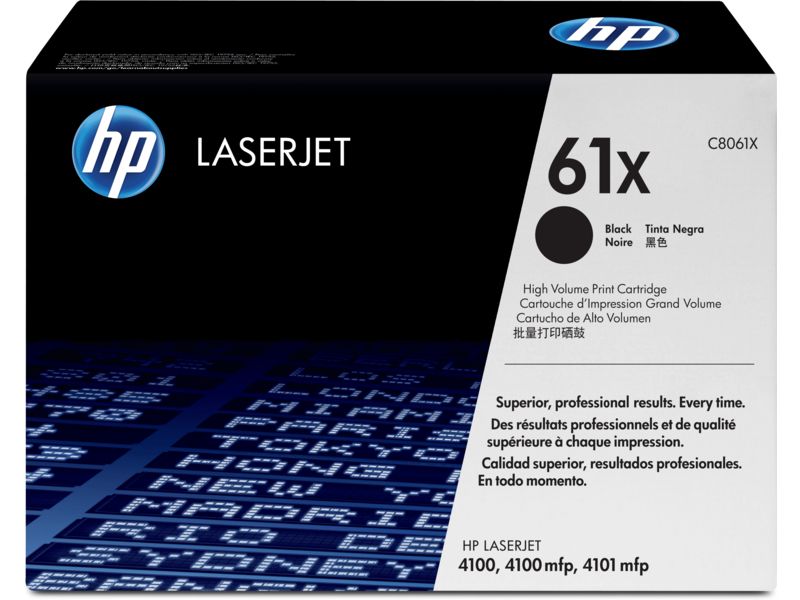 HP 61X (C8061X) - Schwarz - Toner - Hohe Kapazität