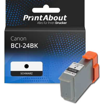 Druckerpatrone kompatibel mit Canon BCI-24BK - Schwarz