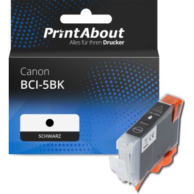 Druckerpatrone kompatibel mit Canon BCI-5BK - Schwarz