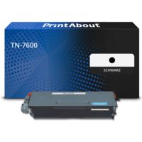 Toner kompatibel mit Brother TN-7600 - Schwarz - Hohe Kapazität