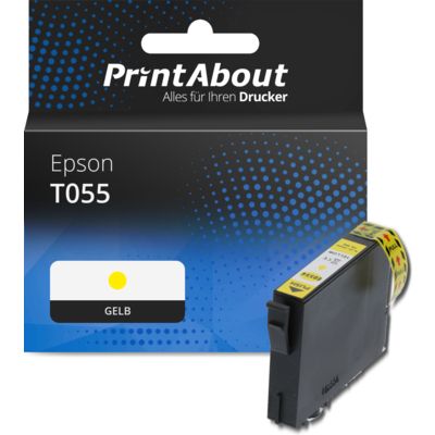 Druckerpatrone kompatibel mit Epson T055 (C13T055440) - Gelb