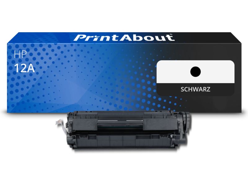 PrintAbout Toner 12A (Q2612A) Schwarz für HP