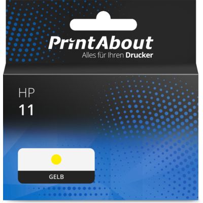 Druckerpatrone kompatibel mit HP 11 (C4838A) - Gelb