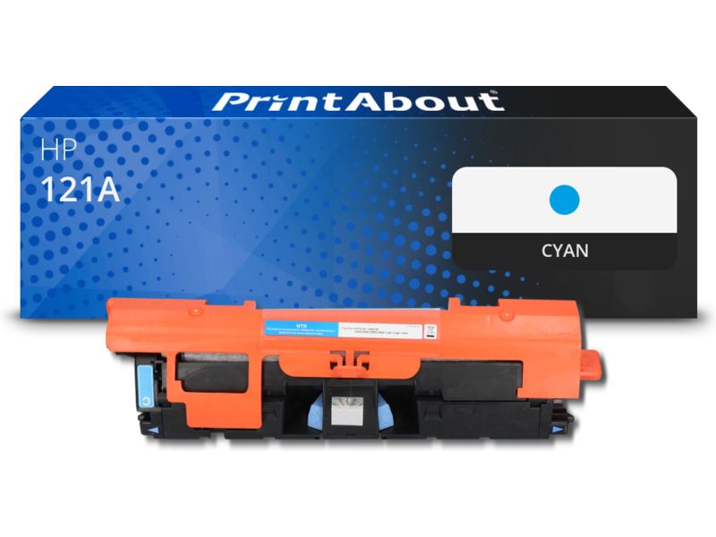 PrintAbout Toner 121A (C9701A) Cyan für HP