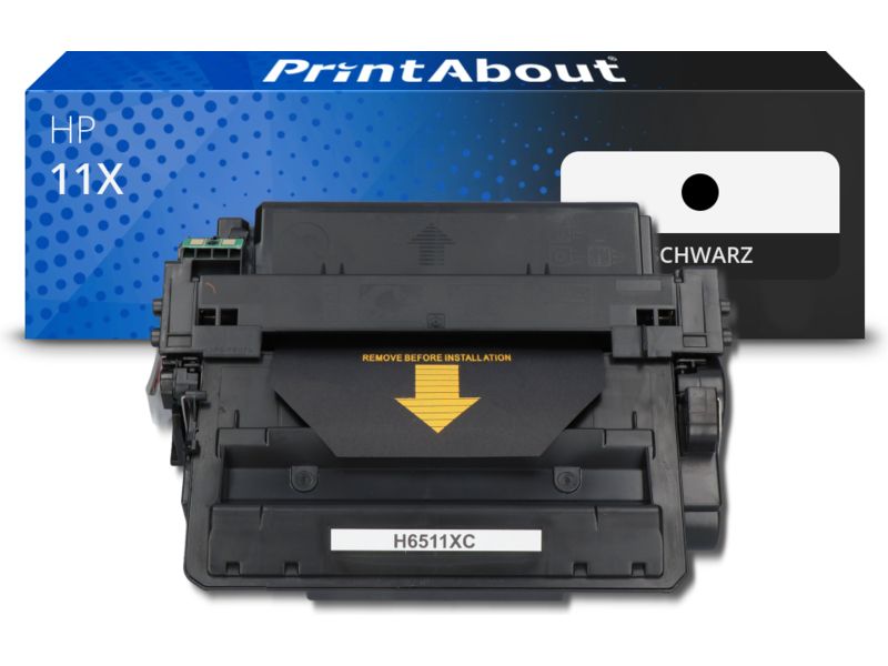 PrintAbout Toner kompatibel mit HP 11X (Q6511X) - Schwarz - Hohe Kapazität Image