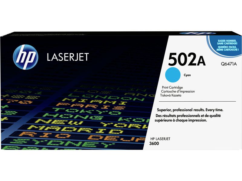 HP 502A (Q6471A) - Cyan - Toner
