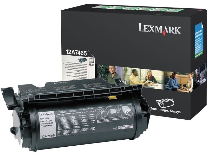 Lexmark 12A7465 - Schwarz - Toner Image