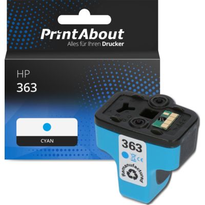 Druckerpatrone kompatibel mit HP 363 (C8771EE) - Cyan
