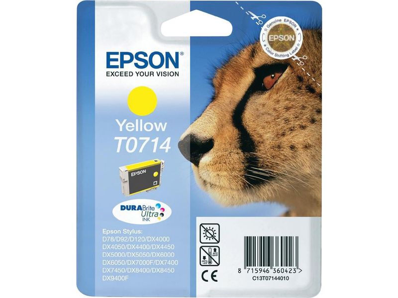 Epson T071 (C13T07144010) - Gelb - Druckerpatrone Image