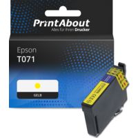 Druckerpatrone kompatibel mit Epson T071 (C13T071440) - Gelb