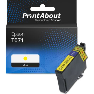 Druckerpatrone kompatibel mit Epson T071 (C13T071440) - Gelb