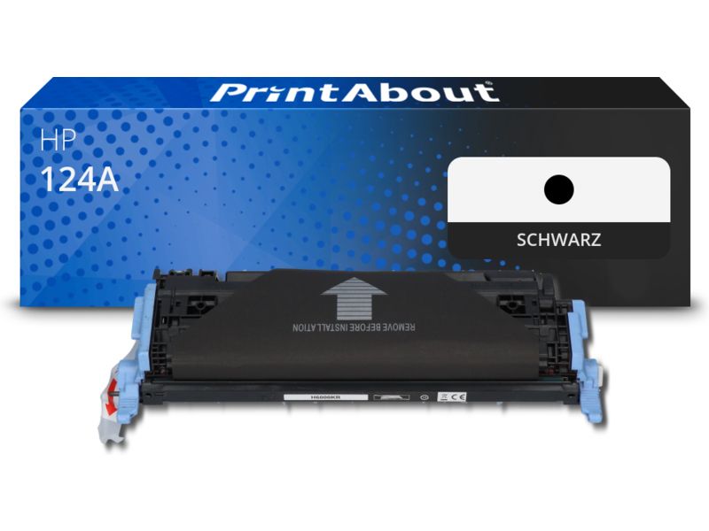 PrintAbout Toner 124A (Q6000A) Schwarz für HP