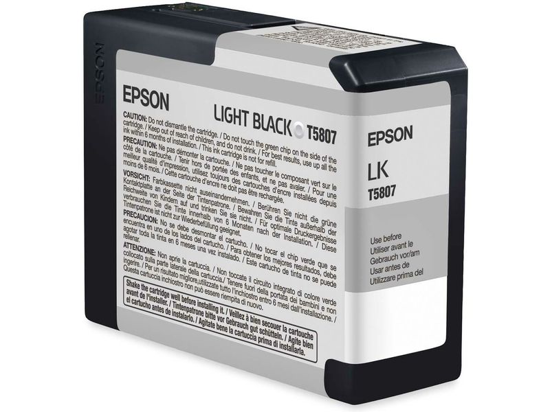 Epson T580 (C13T580700) - Hellschwarz - Druckerpatrone