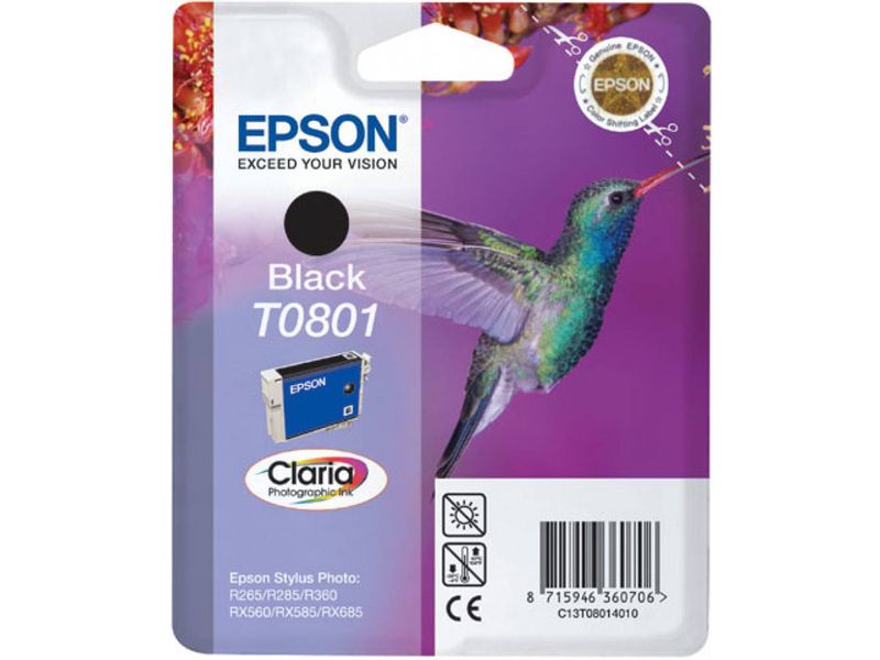 Epson T0801 - Schwarz - Druckerpatrone