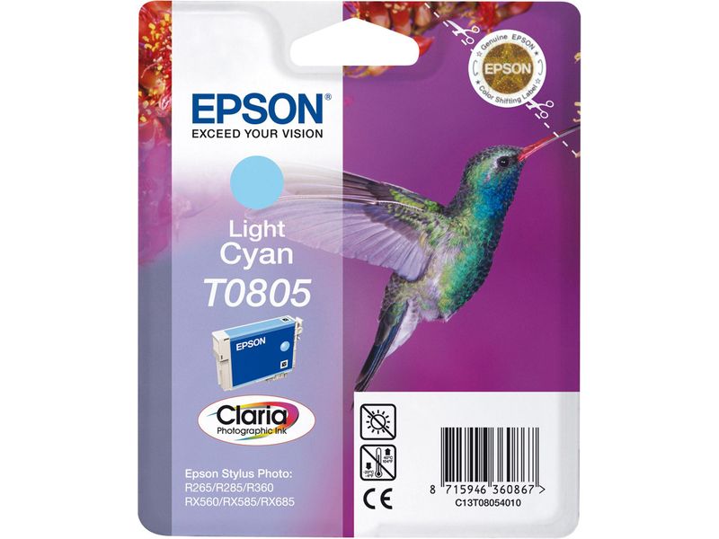 Epson C13T08054010 - Hellcyan - Druckerpatrone
