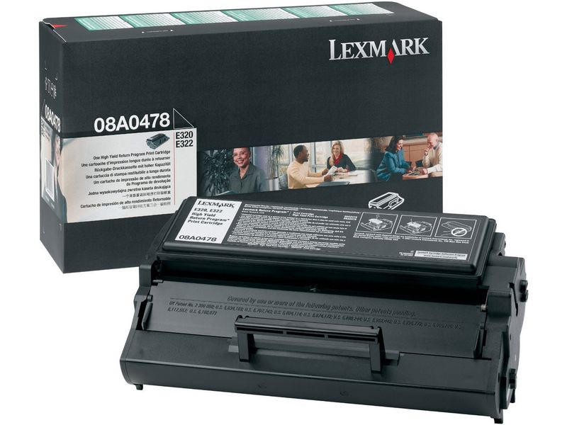 Lexmark 08A0478 - Schwarz - Toner