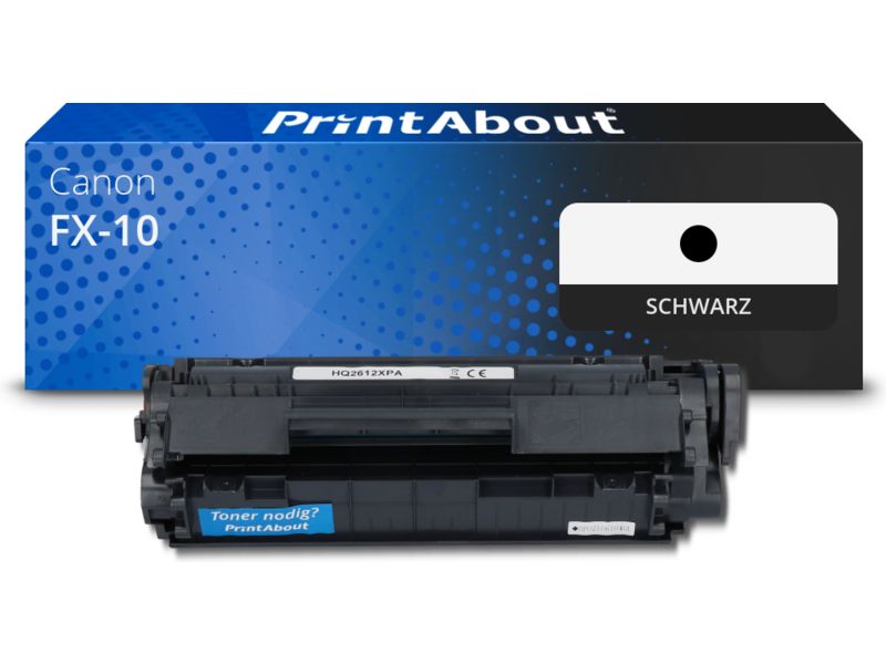 PrintAbout Toner FX-10 Schwarz für Canon