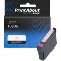 Druckerpatrone kompatibel mit Epson T0806 - Hellmagenta