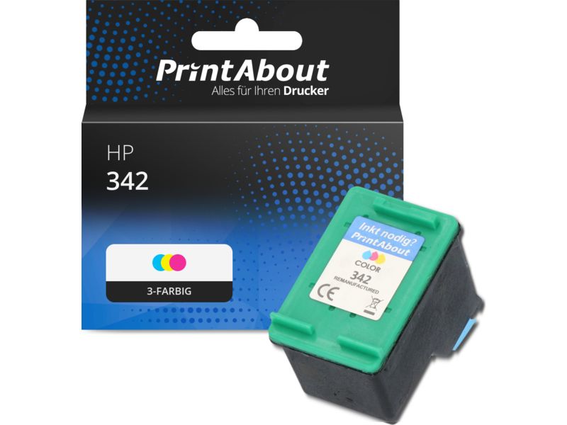 PrintAbout Druckerpatrone 342 (C9361EE) 3-farbig für HP