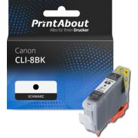 Druckerpatrone kompatibel mit Canon CLI-8BK - Schwarz