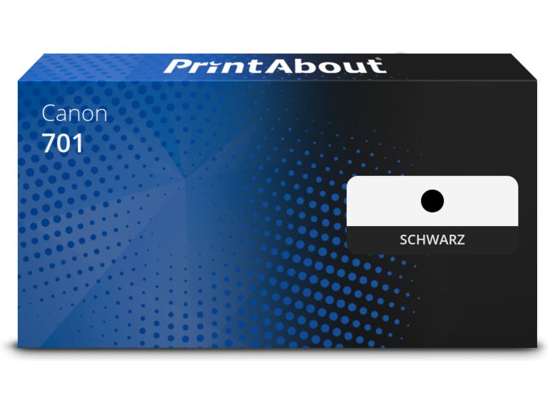 PrintAbout Trommel 701 Schwarz für Canon