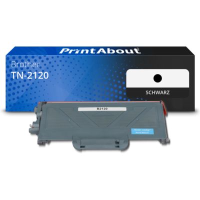 Toner kompatibel mit Brother TN-2120 - Schwarz - Hohe Kapazität