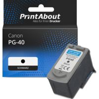 Druckerpatrone kompatibel mit Canon PG-40 - Schwarz