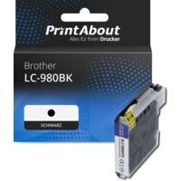 Druckerpatrone kompatibel mit Brother LC-980BK - Schwarz