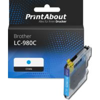 Druckerpatrone kompatibel mit Brother LC-980C - Cyan