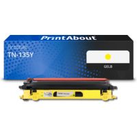 Toner kompatibel mit Brother TN-135Y - Gelb - Hohe Kapazität