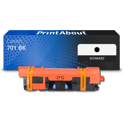 Toner kompatibel mit Canon 701 BK - Schwarz