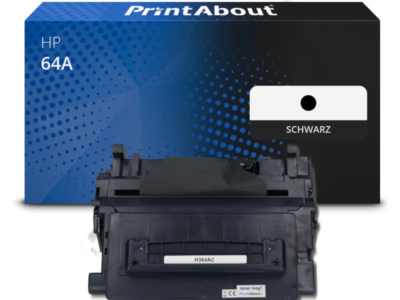 PrintAbout Toner 64A (CC364A) Schwarz für HP