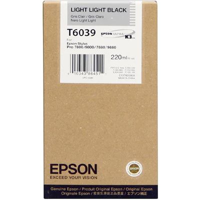 Epson T6039 - Helles Hellschwarz - Druckerpatrone