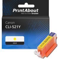 Druckerpatrone kompatibel mit Canon CLI-521Y - Gelb
