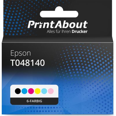 Druckerpatrone kompatibel mit Epson T048140 - 6-farbig - Multipack