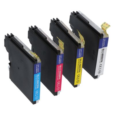 Druckerpatrone kompatibel mit Brother LC-1100VALBP - 4-farbig - Multipack