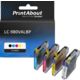Druckerpatrone kompatibel mit Brother LC-980VALBP - 4-farbig - Multipack