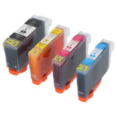 Druckerpatrone kompatibel mit Canon PGI-5BK 4-kleuren - 4-farbig - Multipack