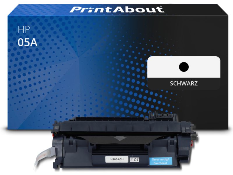 PrintAbout Toner kompatibel mit HP 05A (CE505A) - Schwarz