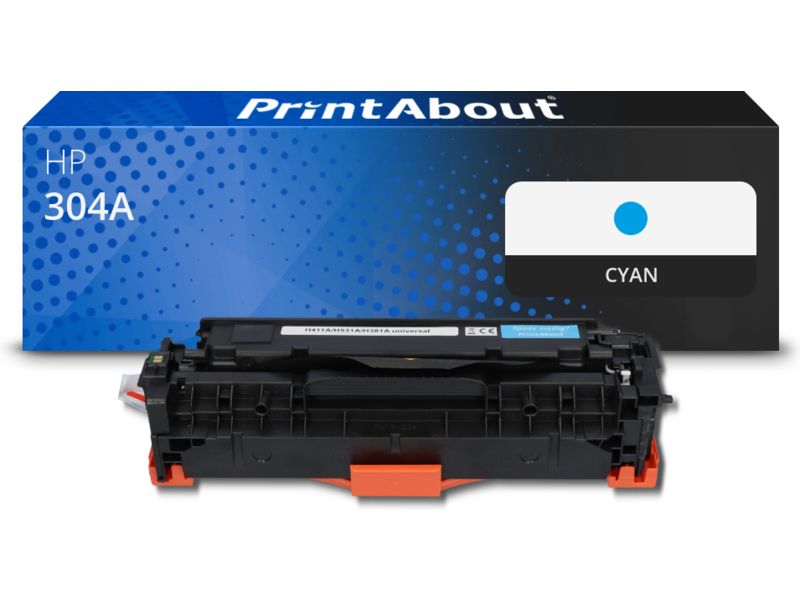 PrintAbout Toner 304A (CC531A) Cyan für HP