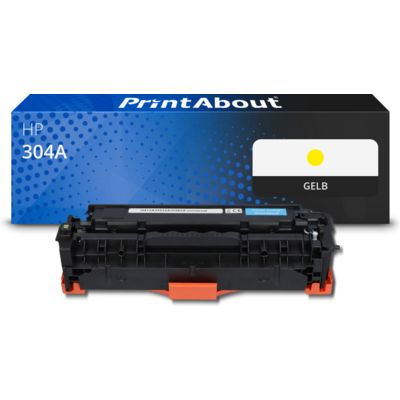 Toner kompatibel mit HP 304A (CC532A) - Gelb