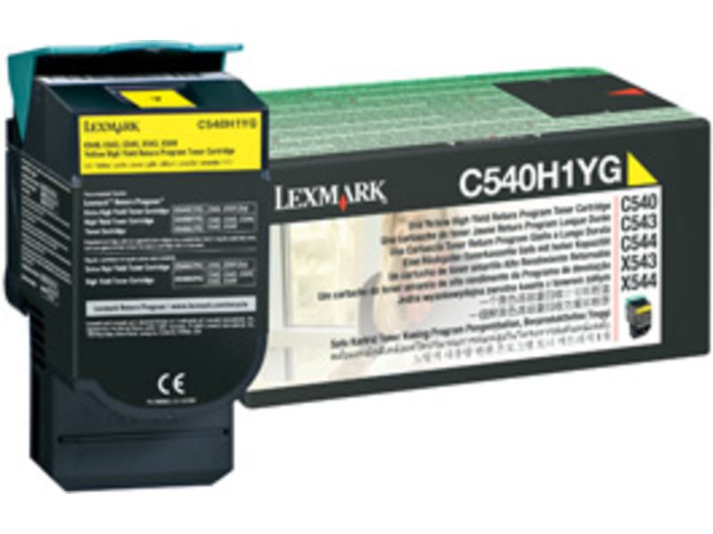 Lexmark C540H1YG - Gelb - Toner - Hohe Kapazität Image
