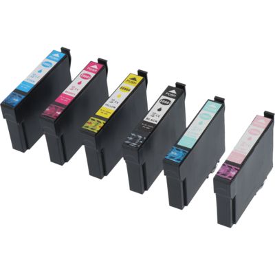 Druckerpatrone kompatibel mit Epson T0807 - 6-farbig - Multipack