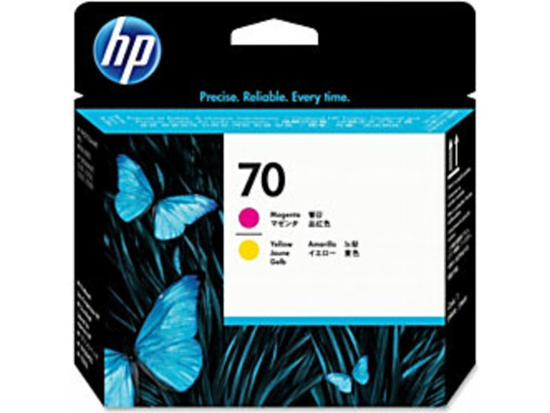 HP 70 (C9406A) - Magenta + Gelb - Druckkopf