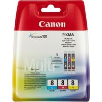 Canon CLI-8C/M/Y - 3-farbig - Druckerpatrone - Multipack
